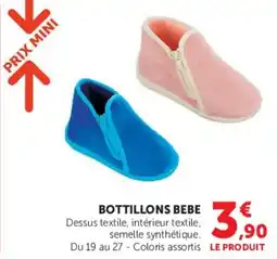Hyper U BOTTILLONS BEBE offre