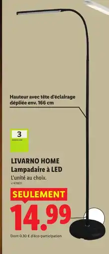 Lidl Livarno Home lampadaire à led offre