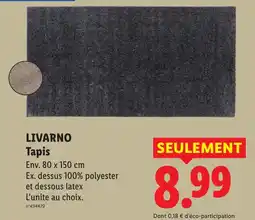 Lidl LIVARNO Tapis offre