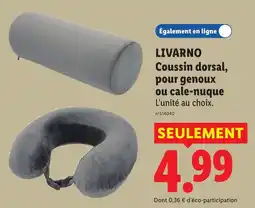 Lidl LIVARNO Coussin dorsal offre