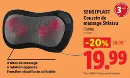 Lidl SENSIPLAST Coussin de massage Shiatsu offre