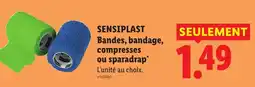 Lidl SENSIPLAST Bandes, bandage, compresses ou sparadrap offre