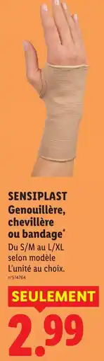 Lidl Sensiplast genouillère, chevillère ou bandage offre