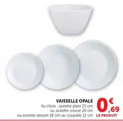 Hyper U VAISSELLE OPALE offre