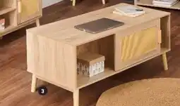 Hyper U Table basse cannage offre