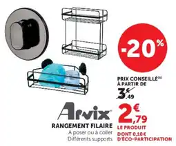 Hyper U Arvix Rangement filaire offre