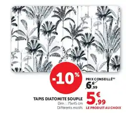 Hyper U Tapis diatomite souple offre