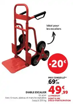 Hyper U DIABLE ESCALIER offre