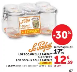Hyper U Le Parfait Bocaux offre