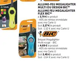 Hyper U BIC Allume-feu Megalighter offre