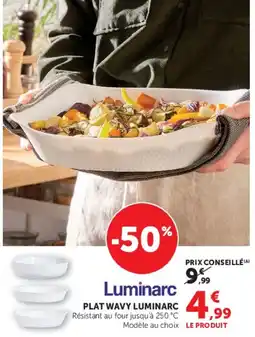 Hyper U Luminarc PLAT WAVY LUMINARC offre