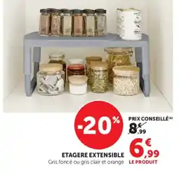 Hyper U ETAGERE EXTENSIBLE offre