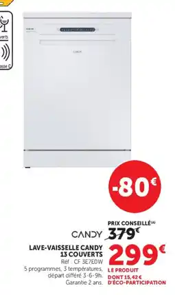Hyper U CANDY LAVE-VAISSELLE offre