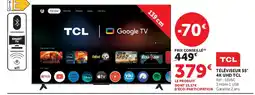Hyper U TCL TÉLÉVISEUR 55" 4K UHD offre