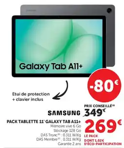 Hyper U SAMSUNG Galaxy Tab A11+ offre
