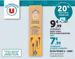 Hyper U U ÉCOUTEURS U - USBC offre