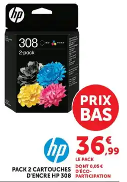 Hyper U HP Cartouches d'encre 308 offre