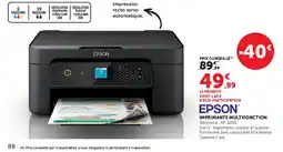 Hyper U EPSON IMPRIMANTE MULTIFONCTION offre