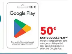 Hyper U Google Play Carte Google Play offre