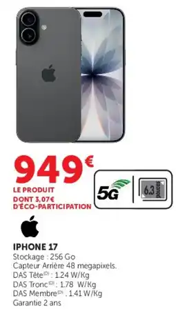 Hyper U Apple iPhone 17 offre