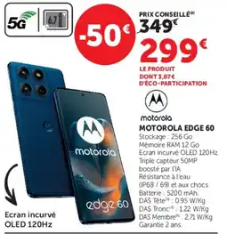 Hyper U motorola MOTOROLA EDGE 60 offre