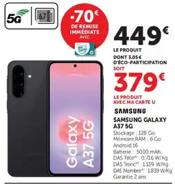 Hyper U SAMSUNG SAMSUNG GALAXY A37 5G offre
