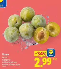 Lidl Lidl - prune offre