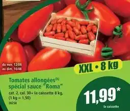 Norma Dim - tomates allongées spécial sauce roma offre