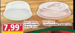 Norma Boite à gâteau fond réversible offre