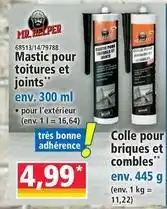 Norma Mastic pour toitures et joints offre