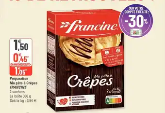 G20 Préparation Ma Pâte à Crêpes offre