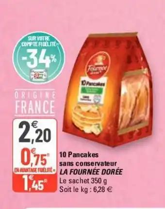 G20 10 Pancakes offre