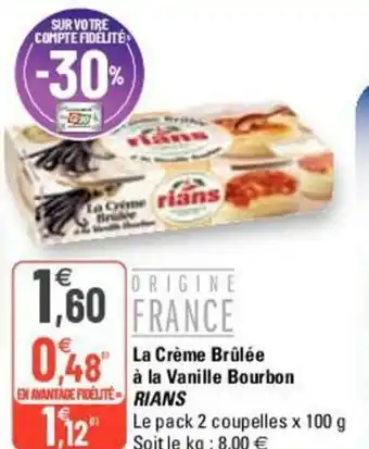 G20 La Crème brûlée offre
