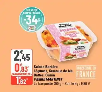 G20 Salade Berbère offre