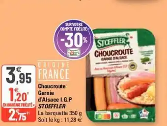 G20 Choucroute Garnie offre