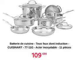 Cdiscount CUISINART Batterie de cuisine offre