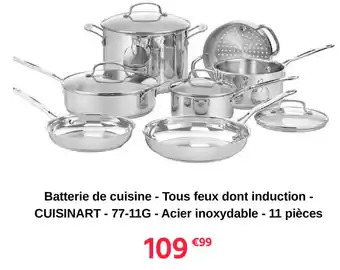 CUISINART Batterie de cuisine