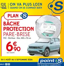 Point S BÂCHE PROTECTION PARE-BRISE offre