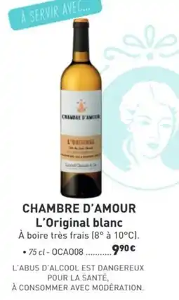 Comtesse du Barry Chambre d'amour l'original blanc offre
