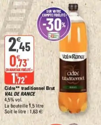 G20 Cidre Traditionnel Brut offre