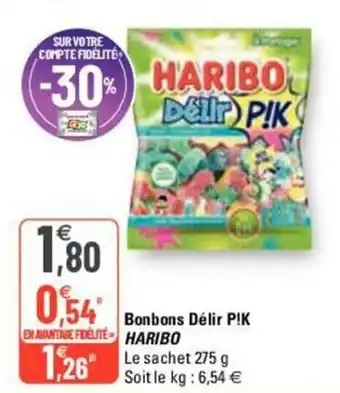G20 Bonbons Délir P!K offre