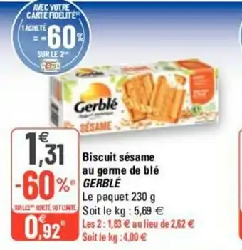 Biscuit Sésame