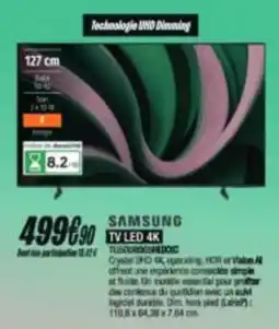 Blanc Brun SAMSUNG TV LED 4K offre