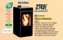 Proxi Confort ECOFOREST POÊLE À GRANULÉS offre