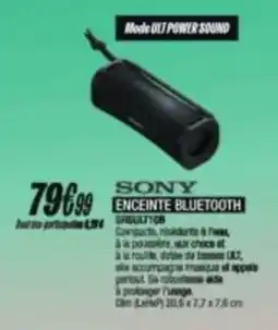 Blanc Brun SONY ENCEINTE BLUETOOTH offre