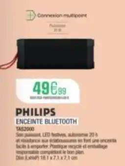 Extra PHILIPS ENCEINTE BLUETOOTH offre