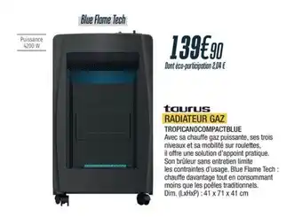 Taurus RADIATEUR GAZ