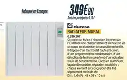 Proxi Confort ducasa RADIATEUR MURAL offre