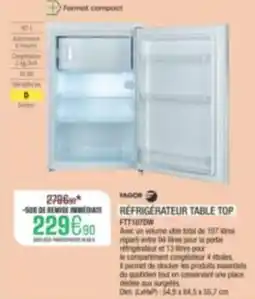 Extra FAGOR RÉFRIGÉRATEUR TABLE TOP offre