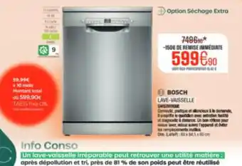 BOSCH LAVE-VAISSELLE